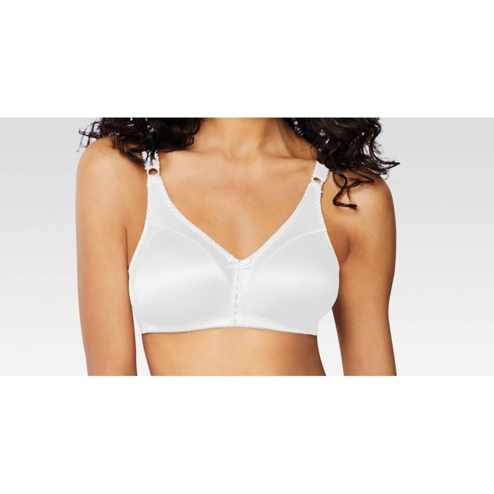 Beauty By Bali Double Support Wirefree Bra B820 40B White NWT